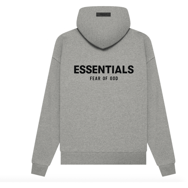 fear of god essentials hoodie ss22 dark oatmeal fear of god essentials 30397264658530