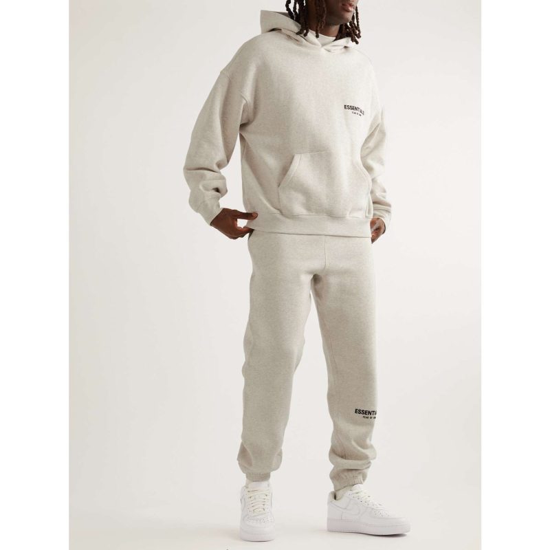 fear of god essentials hoodie ss22 light oatmeal fear of god essentials 30397266133090